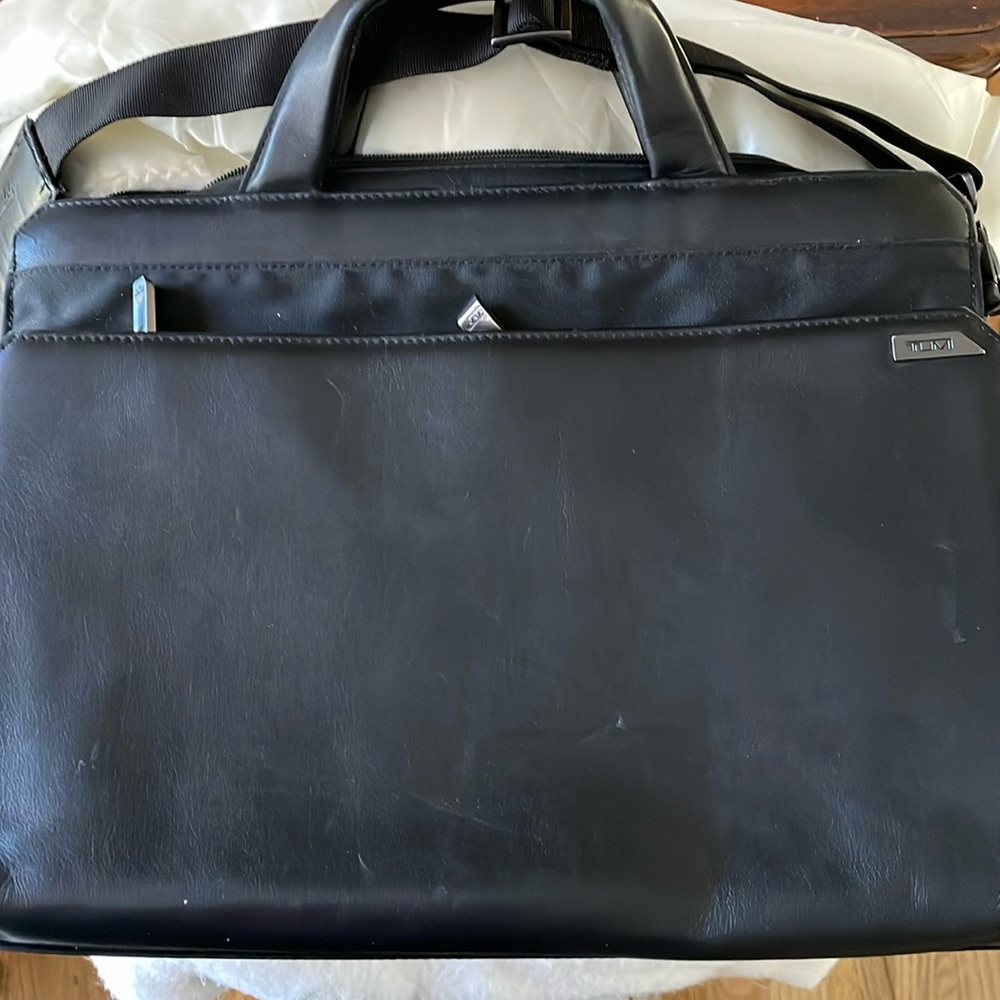 Tumi leather & nylon briefcases